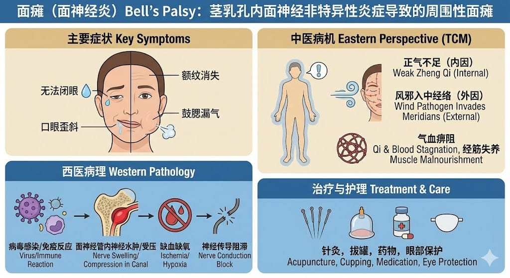 面瘫（面神经炎）针灸诊疗方案